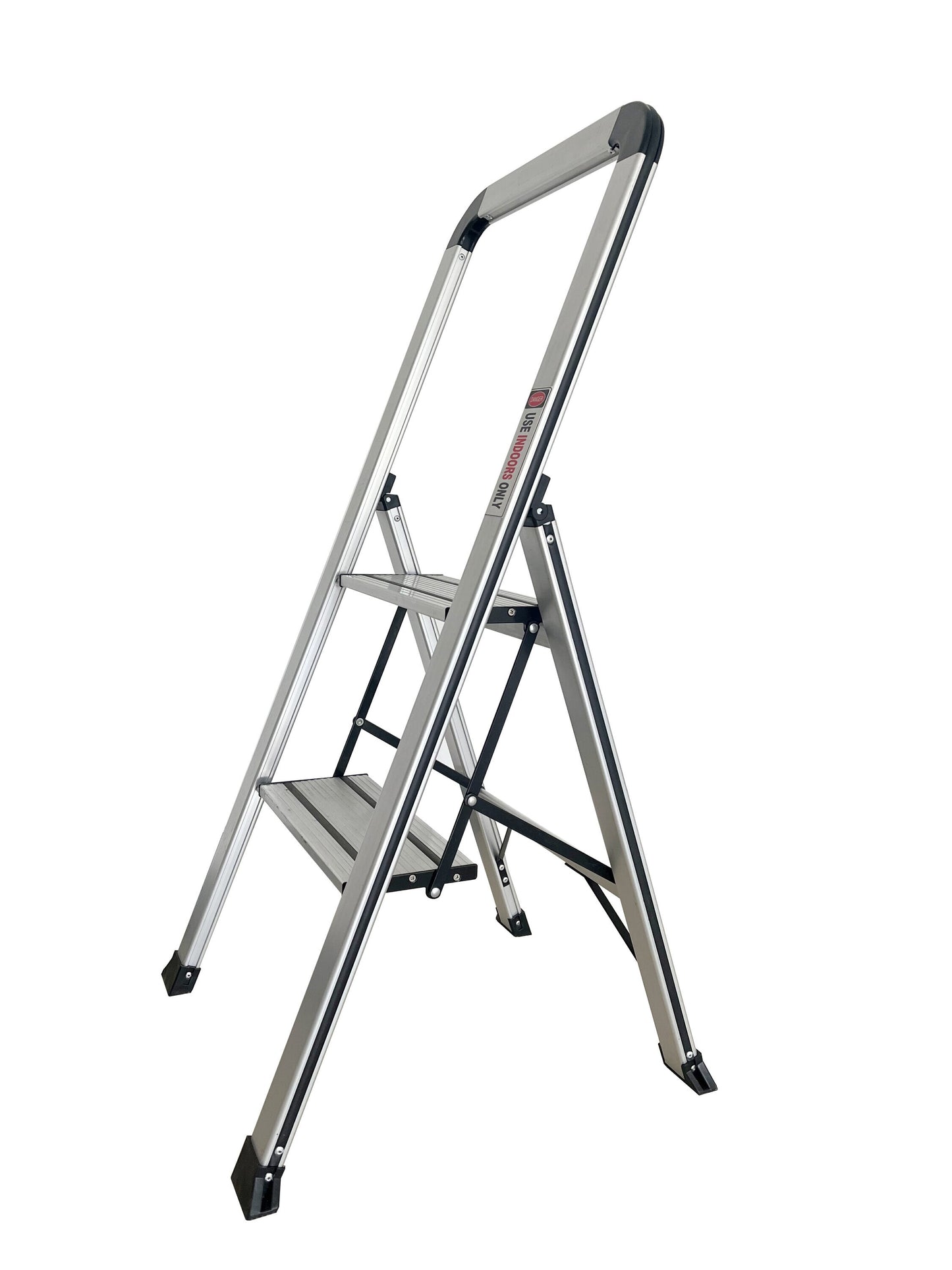 Maocao Hoom 3.19-ft Aluminum Type 2- 225-lb Load Capacity Step Ladder DJ-C-W22702955