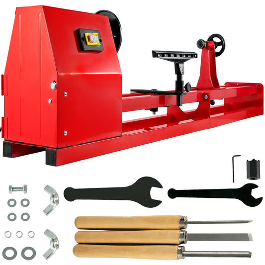 VEVOR 8.1-in x 57.6-in Variable Wood Lathe MGCCMCS1000-10001V1