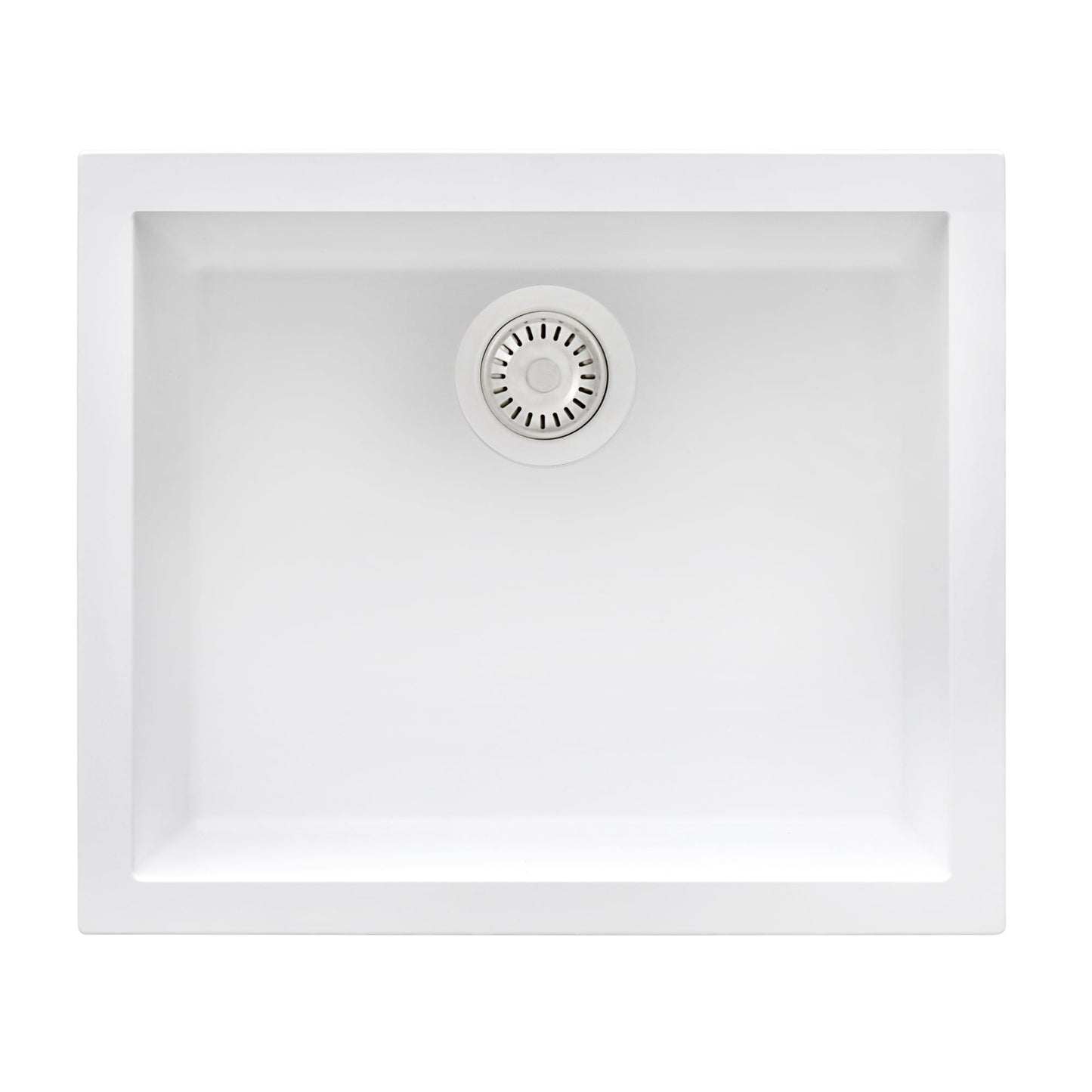Ruvati epiGranite Undermount 23-in x 17-in Composite Single bowl Kitchen Sink