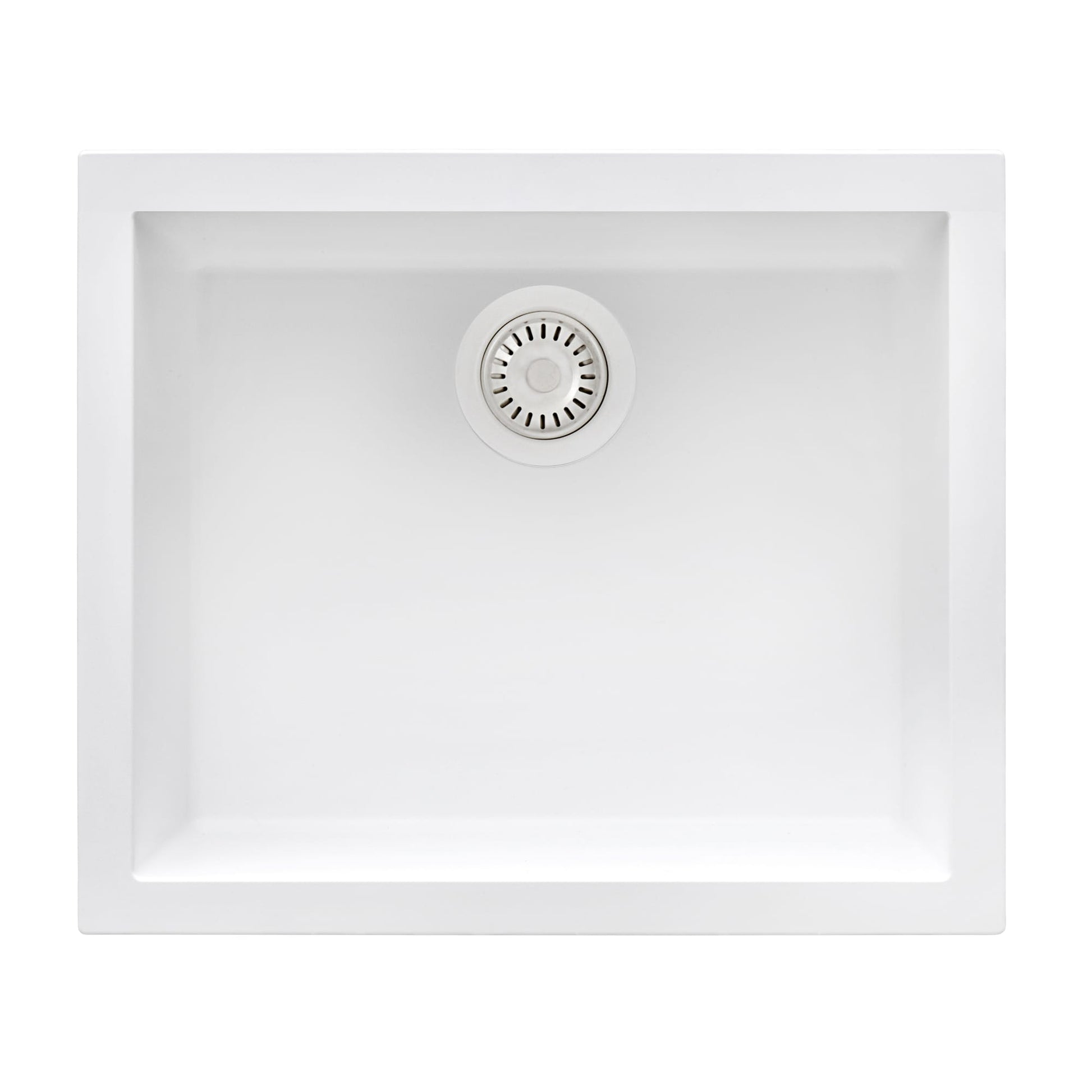 Ruvati epiGranite Undermount 23-in x 17-in Composite Single bowl Kitchen Sink