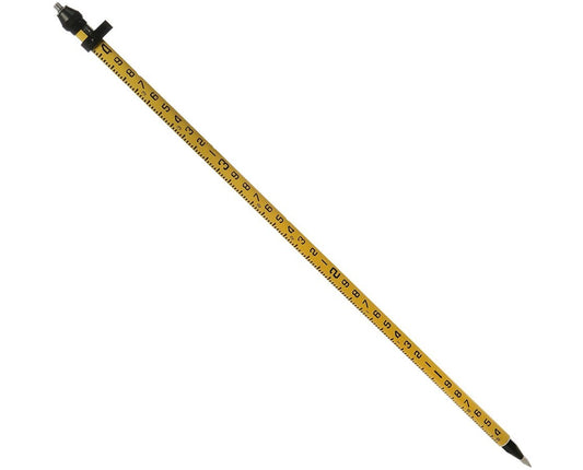 AdirPro 2-meter Aluminum Snap Lock Rover Rod with Outer GT Graduations 711-39