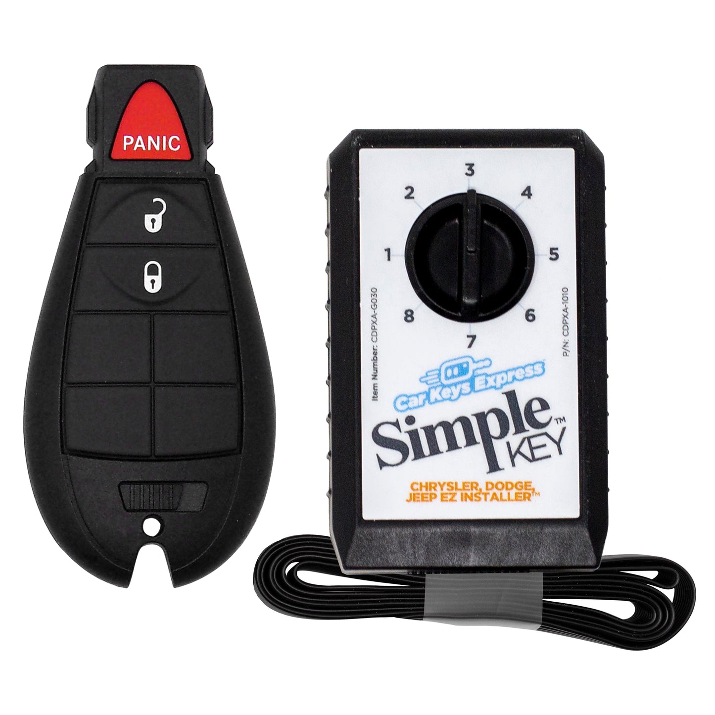 Car Keys Express Black Fobik Brass Automotive Key Blank CDFO-E3Z0SK