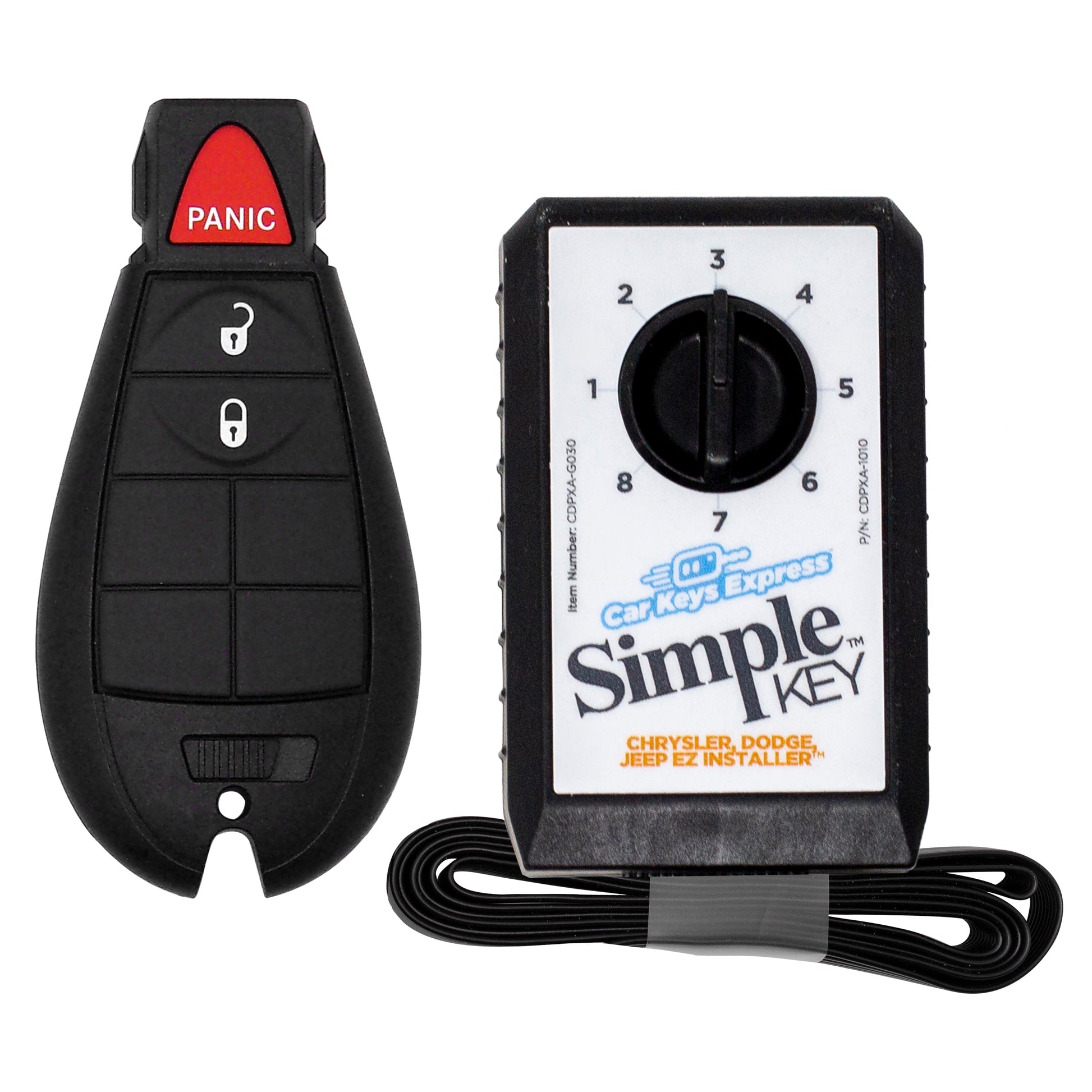 Car Keys Express Black Fobik Brass Automotive Key Blank CDFO-E3Z0SK