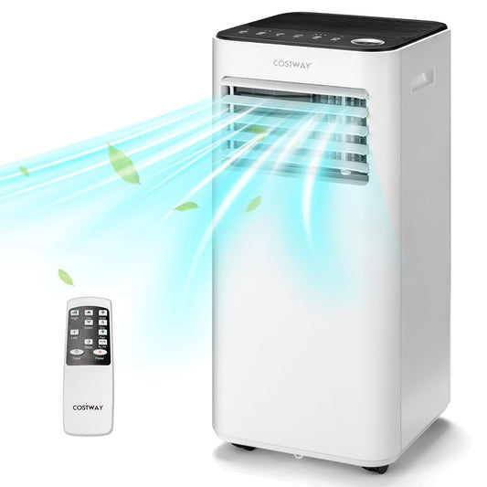 Costway 6000 BTU DOE 115-Volt Vented Medium Room Portable Air Conditioner Remote Included