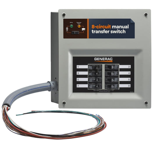 Generac 30-Amp manual transfer switch Manual Transfer Switch 6852