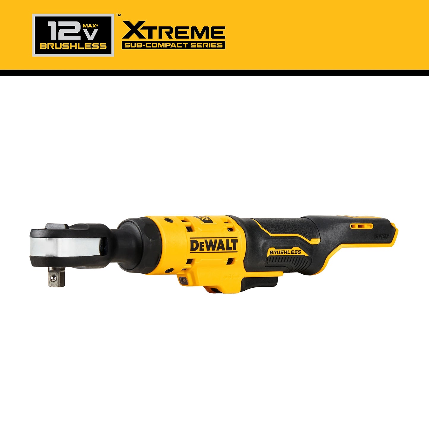 DEWALT XTREME 12-volt Max Variable Speed Brushless 3/8-in Drive Cordless Ratchet Wrench (Bare Tool) DCF503B
