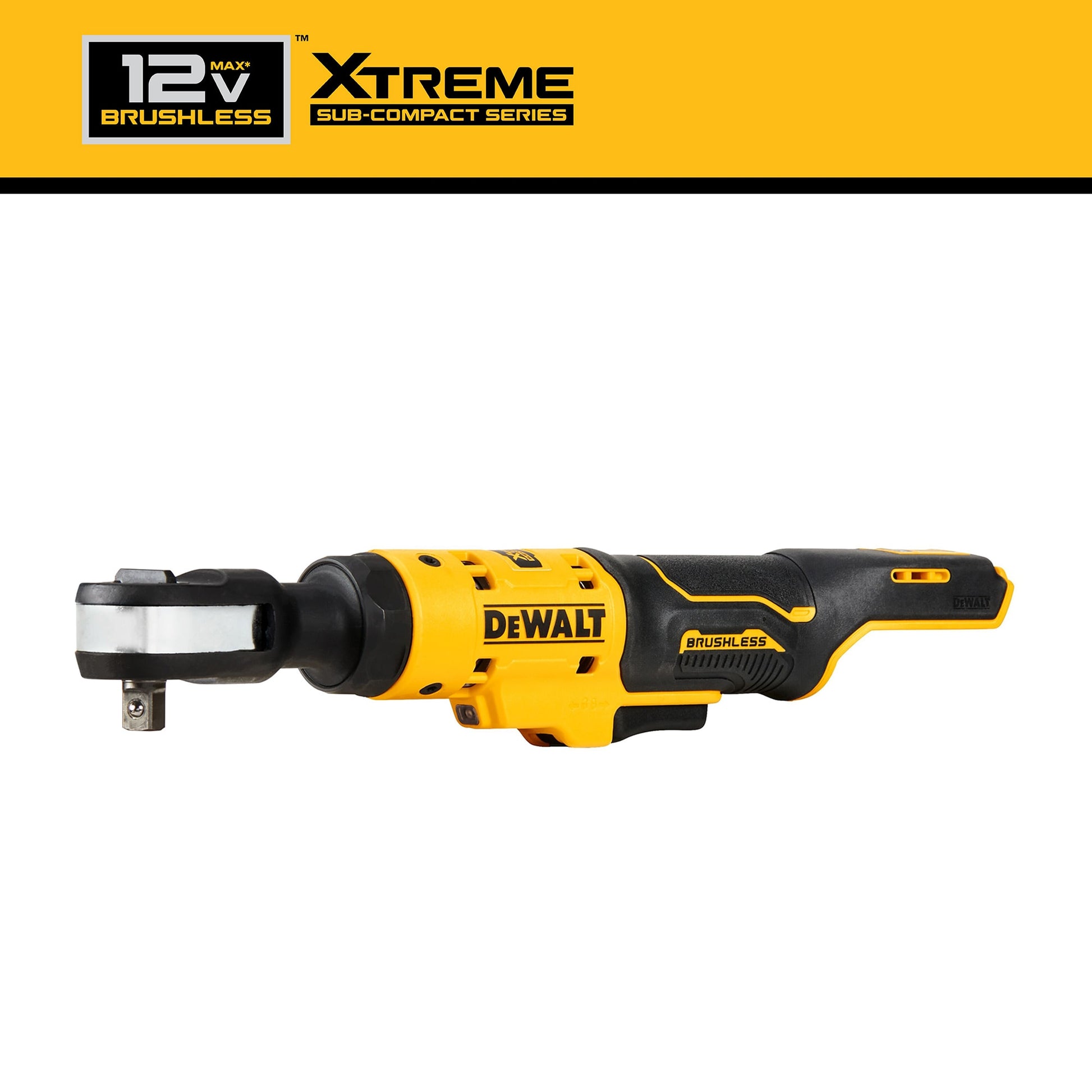 DEWALT XTREME 12-volt Max Variable Speed Brushless 3/8-in Drive Cordless Ratchet Wrench (Bare Tool) DCF503B