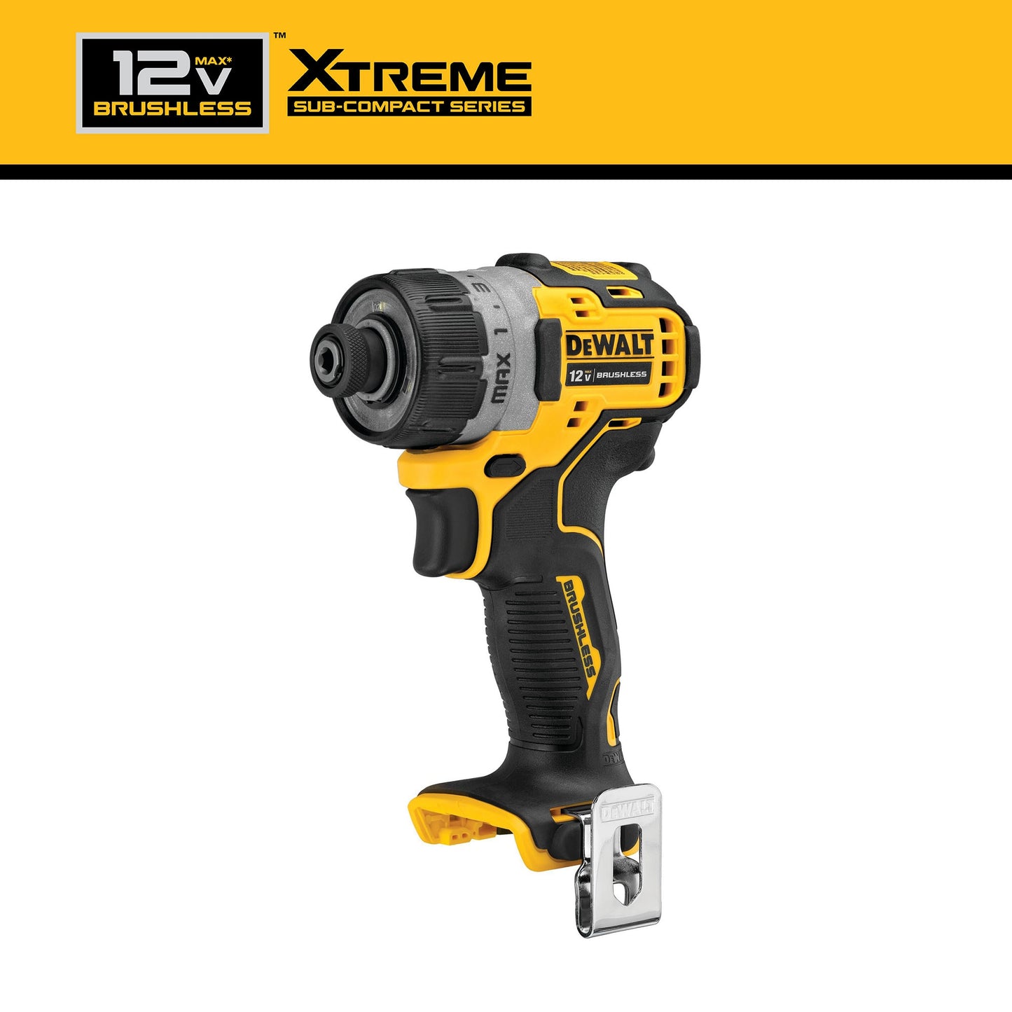 DEWALT XTREME 12-volt Max Brushless 1/4-in Cordless Screwdriver DCF601B