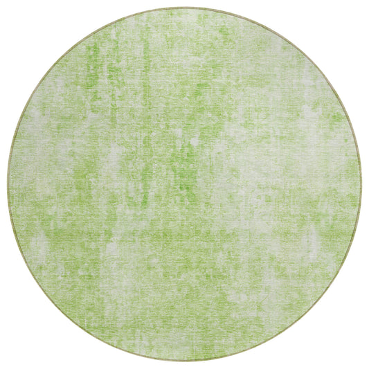 Addison Rugs Chantille ACN656AL 8 x 8 (ft) Aloe Round Indoor/Outdoor Geometric Machine washable Area rug