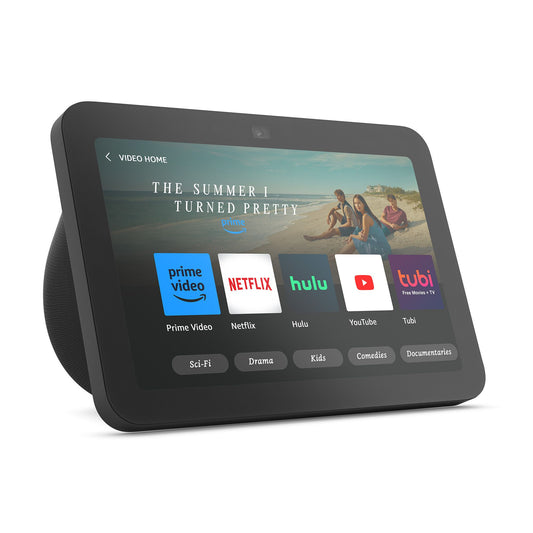 Amazon Echo Show 8 (3rd gen, 2023 release) - with spatial audio, smart home hub, and Alexa - Charcoal B0BLS3Y632