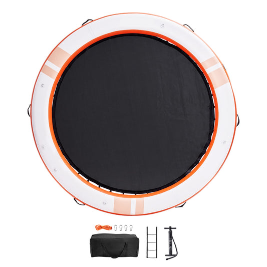 VEVOR Inflatable Floating Dock Orange Kickboard
