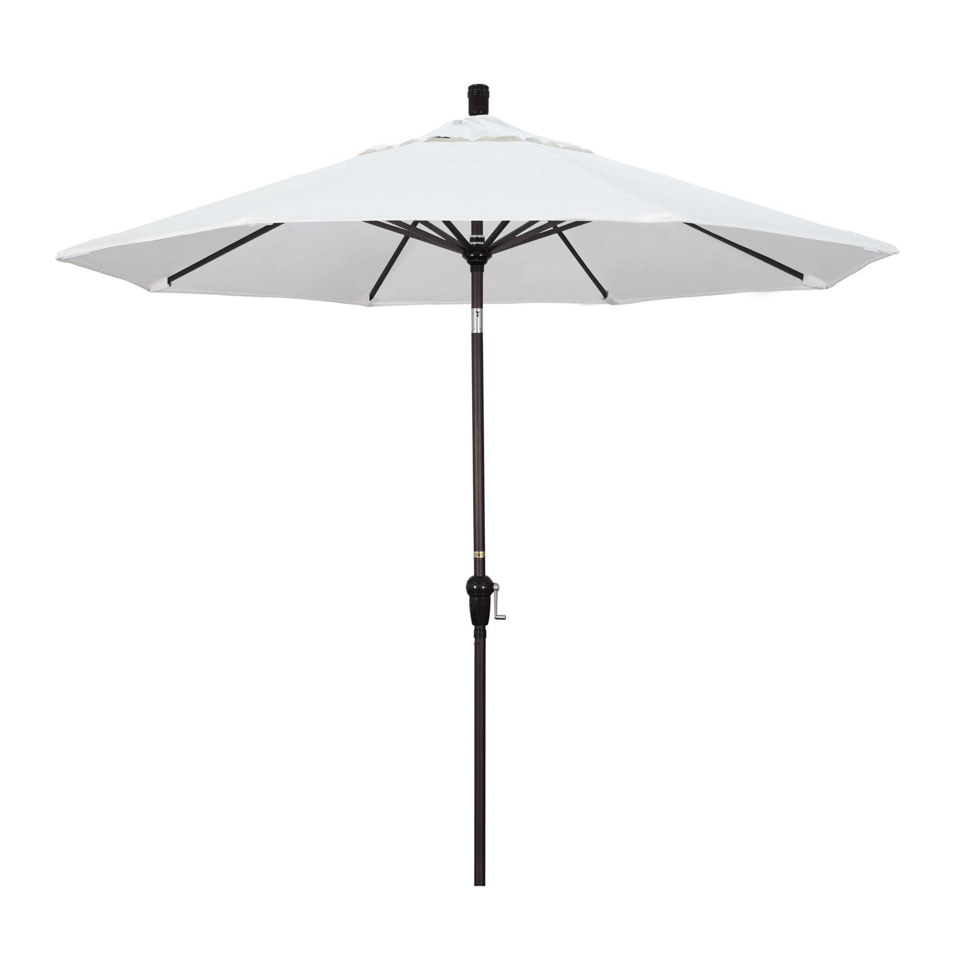 California Umbrella 9-Feet Aluminum White Market Patio Umbrella