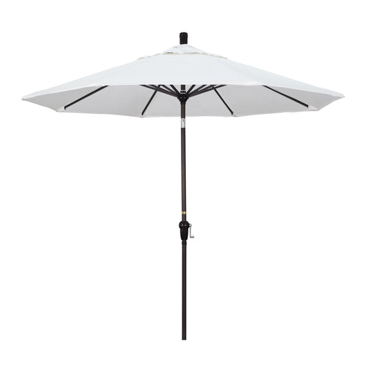 California Umbrella 9-Feet Aluminum White Market Patio Umbrella