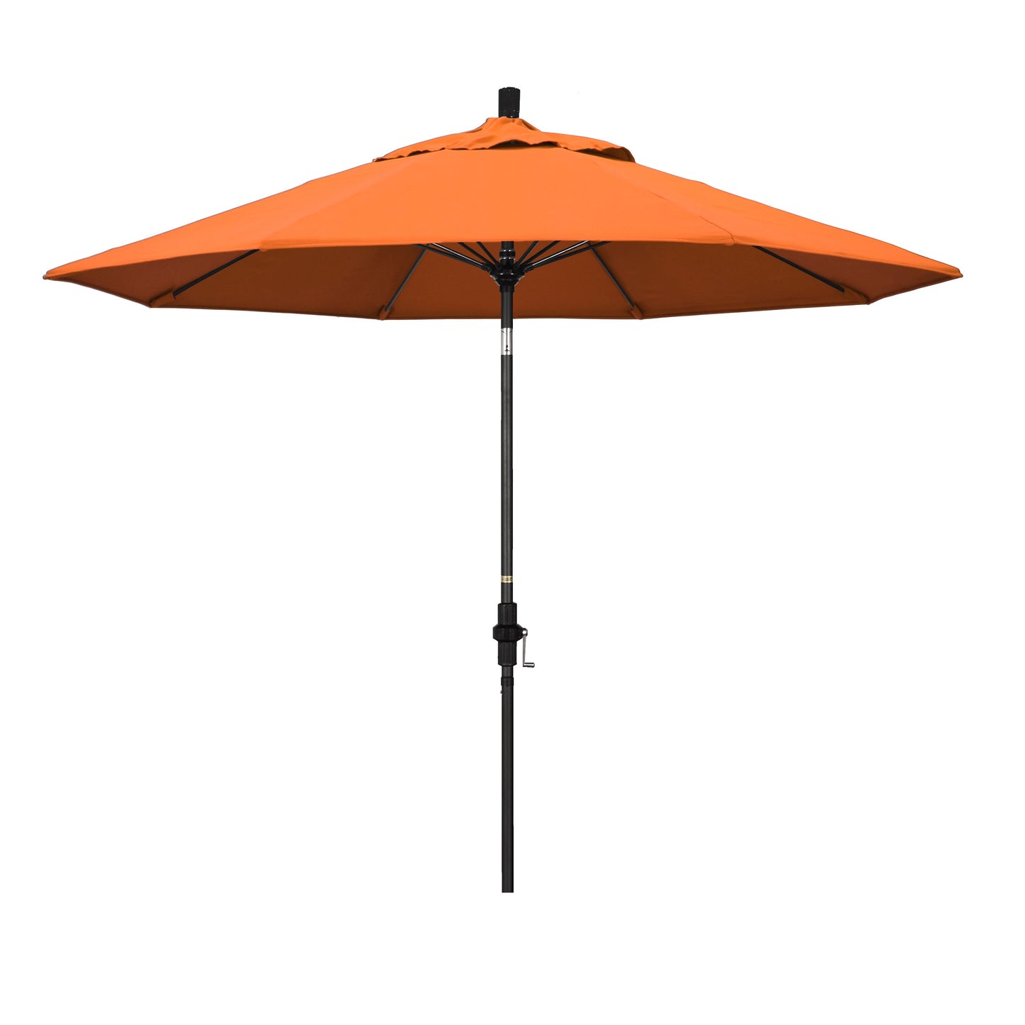 California Umbrella 9-Feet Aluminum Orange Market Patio Umbrella