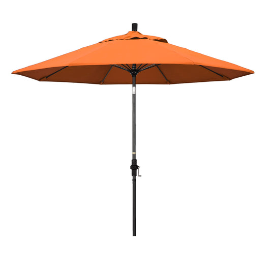 California Umbrella 9-Feet Aluminum Orange Market Patio Umbrella