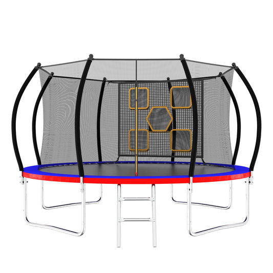 Runesay Trampolines 12-ft Round Kids in Black