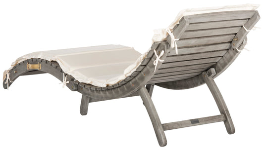 Safavieh Pacifica 3 -Piece Patio Conversation Set with Gray Cushions