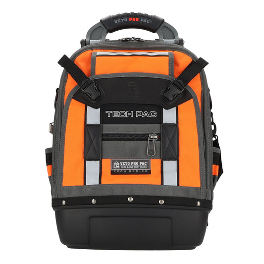 Veto Pro Pac Hi-Viz Orange Nylon 13-in W x 10-in D x 19.5-in L Zippered Tool bag