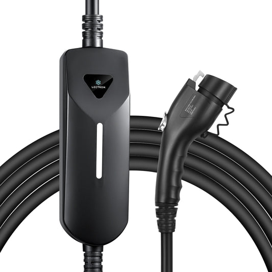 Lectron Compatible with All J1772 EVs Level 1 and Level 2 NEMA 5-15p/14-50p Plug In EV Electric Vehicle Charging Station-up to 40 Amps/ 120/240-Volts with 16-ft Cable