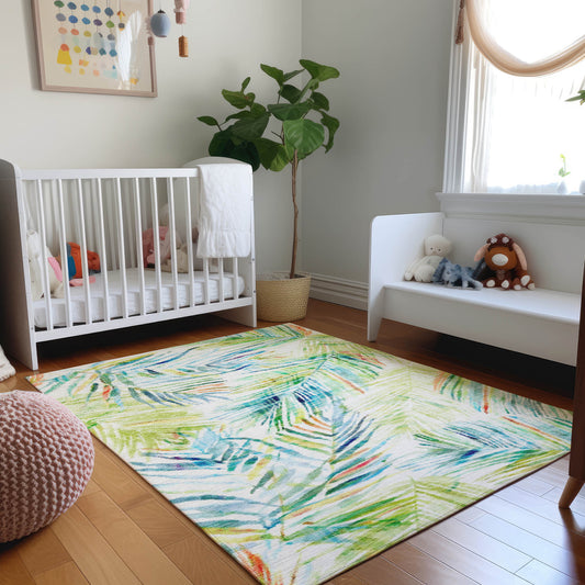 Addison Rugs Mayfield AMF199MU 8 x 10 (ft) Loomed Multi Rectangular Indoor Geometric Machine washable Pet Friendly Area rug