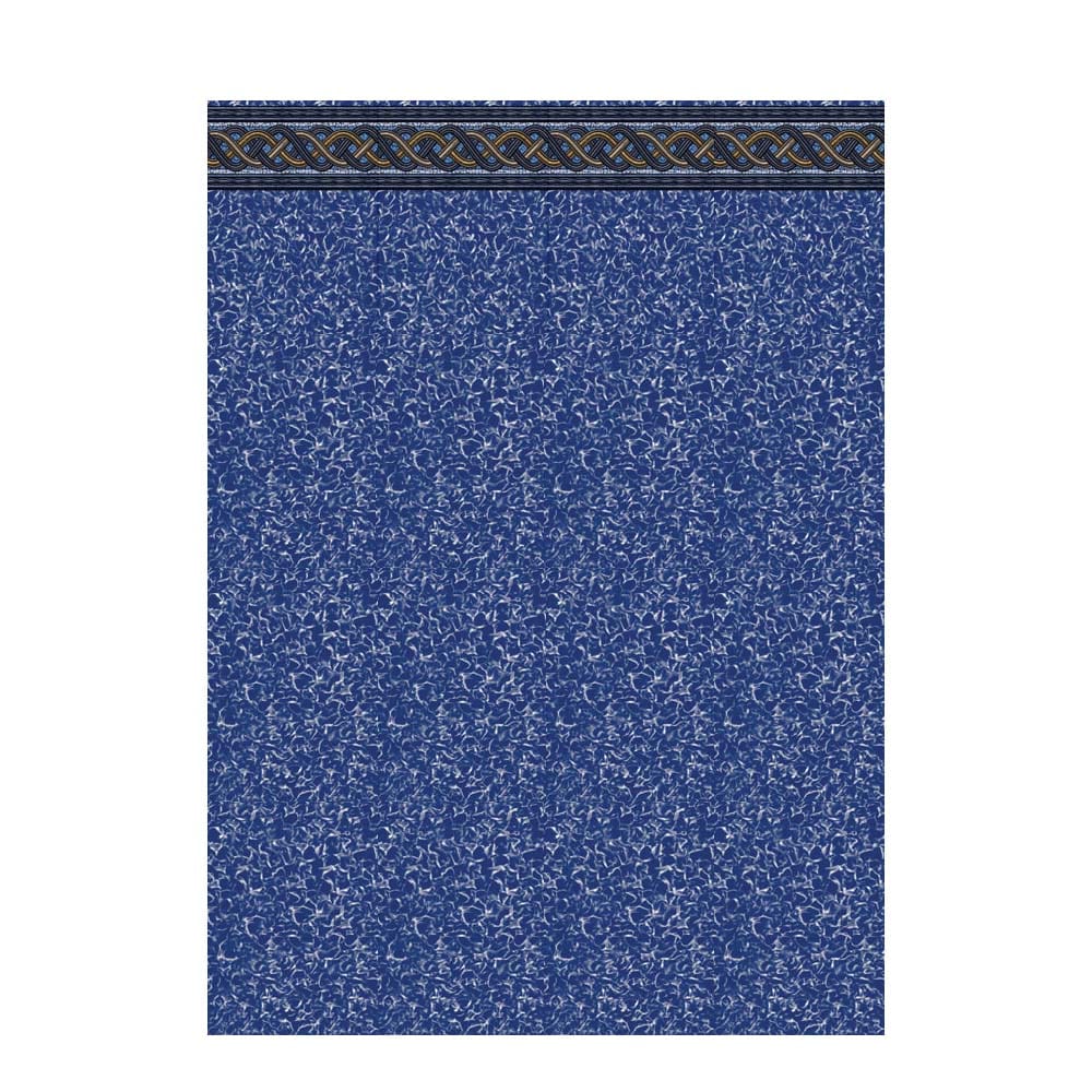 Ocean Blue Crystal Wave 12 x 24 x 54 oval 15-mil Blue Vinyl Pool Liner