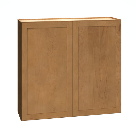 Diamond Express Jamestown 42-in W x 39-in H x 12-in D Sahara Brown Wall Fully assembled Plywood Cabinet Recessed Panel