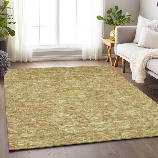 Addison Rugs Chantille ACN1225TR 8 x 10 (ft) Terracotta Rectangular Indoor/Outdoor Geometric Machine washable Pet Friendly Area rug