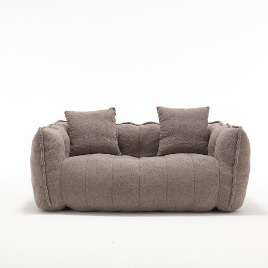 Bybafun Brown Bean Bag Chair