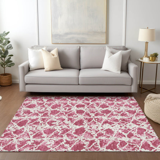Addison Rugs Chantille ACN969BL 9 x 12 (ft) Loomed Blush Rectangular Indoor/Outdoor Machine washable Pet Friendly Area rug