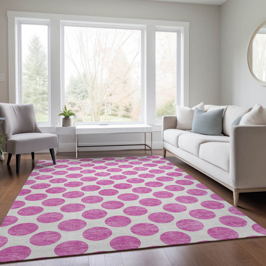 Addison Rugs Chantille ACN980BL 9 x 12 (ft) Loomed Blush Rectangular Indoor/Outdoor Machine washable Pet Friendly Area rug