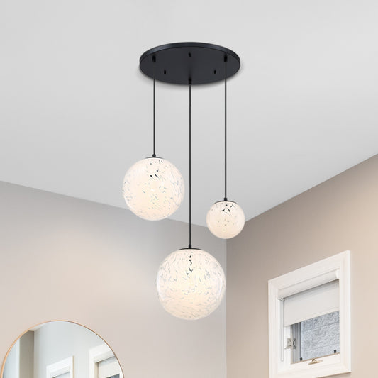 Designers Fountain Circo 3 -Light Matte Black Transitional For Use in Bedrooms, Dining Rooms, Foyers, Kitchens, Living Rooms Chandelier