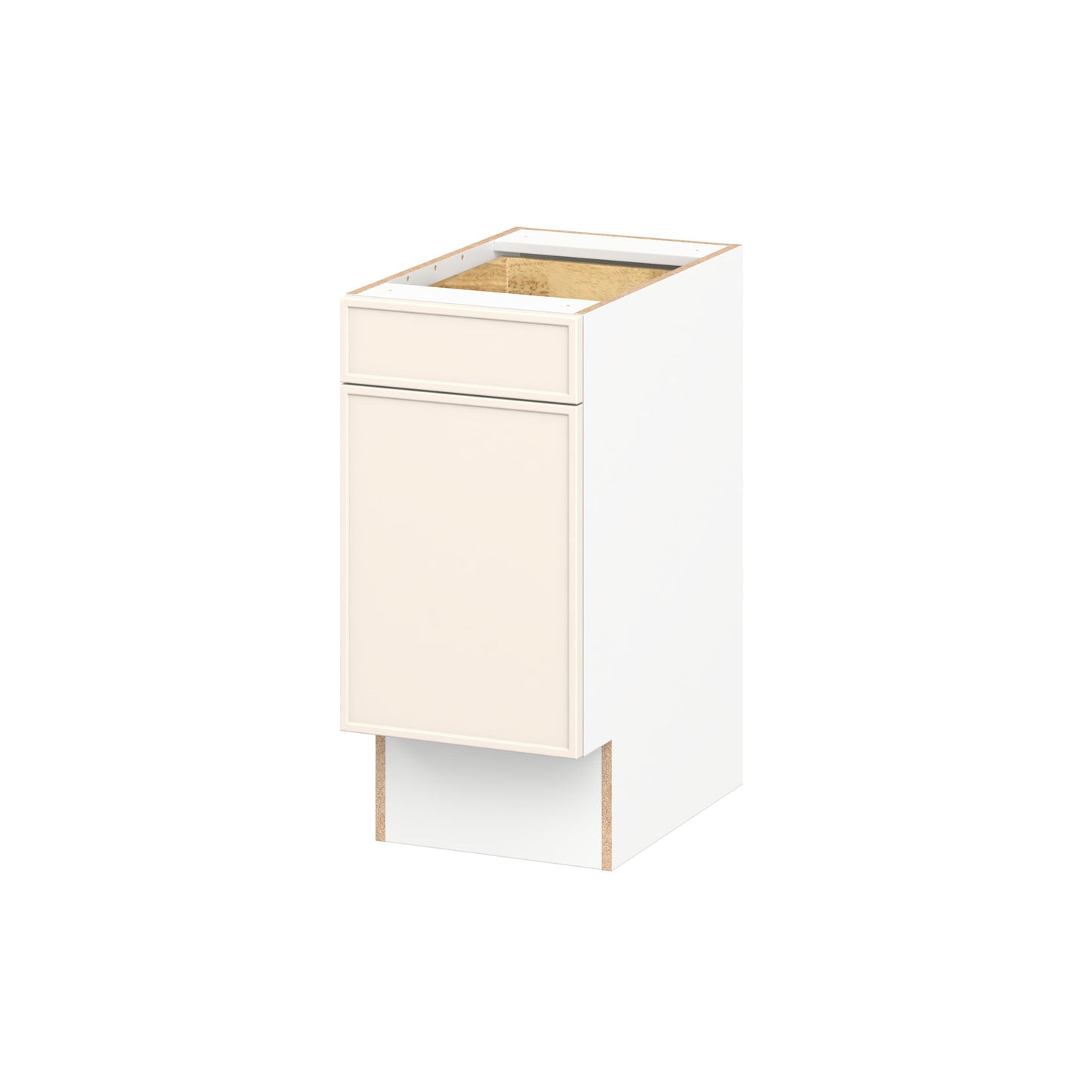 Hugo&Borg Chapel Hill 15-in W x 32.5-in H x 24.66-in D Washed Linen Base Fully assembled Cabinet Flat Panel