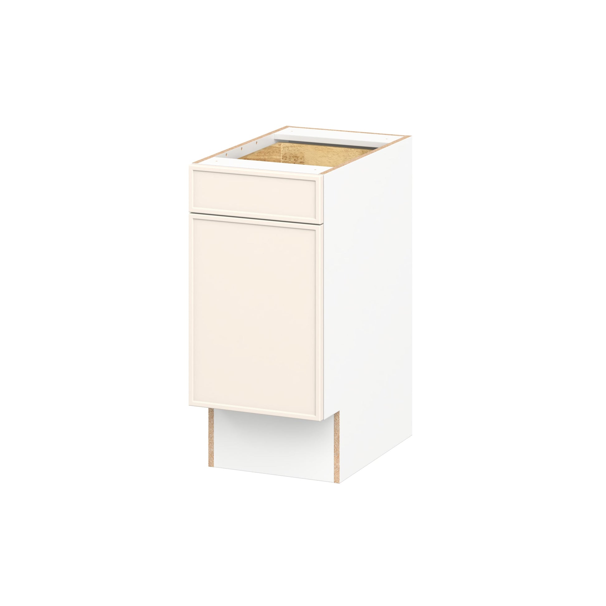 Hugo&Borg Chapel Hill 15-in W x 32.5-in H x 24.66-in D Washed Linen Base Fully assembled Cabinet Flat Panel