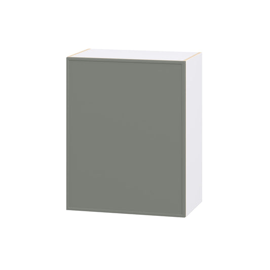 Hugo&Borg Concord 24-in W x 30-in H x 14.91-in D Moss Green Wall Fully assembled Cabinet Flat Panel