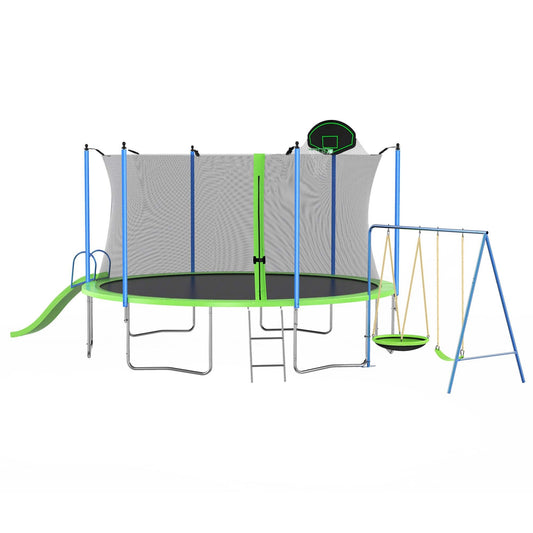 Sunrinx 12-ft Round Backyard in Green