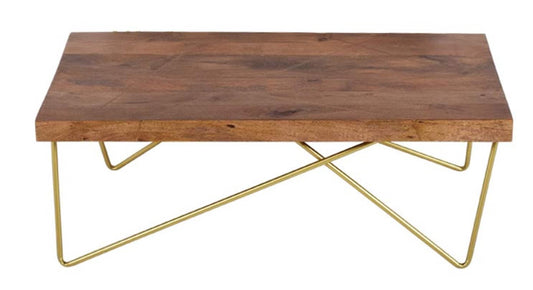 Steve Silver Modern Wood veneer Brown Mango 49-in W x 18-in H Coffee Table
