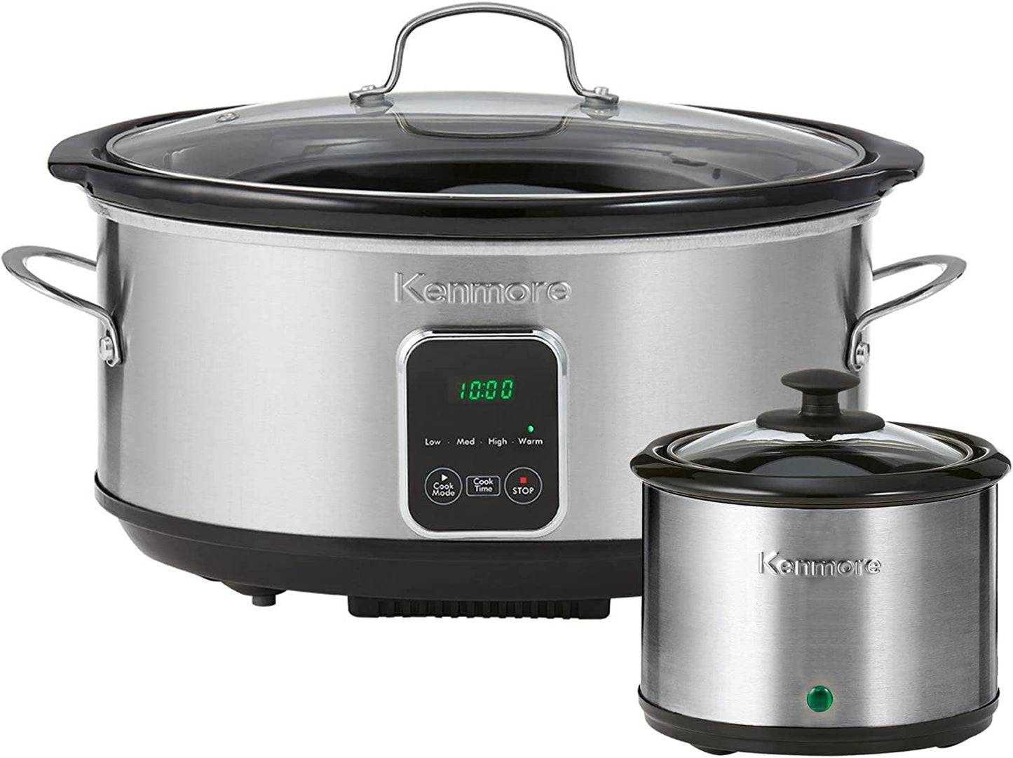 7 Quart Slow Cooker with Dipper in Stainless Steel