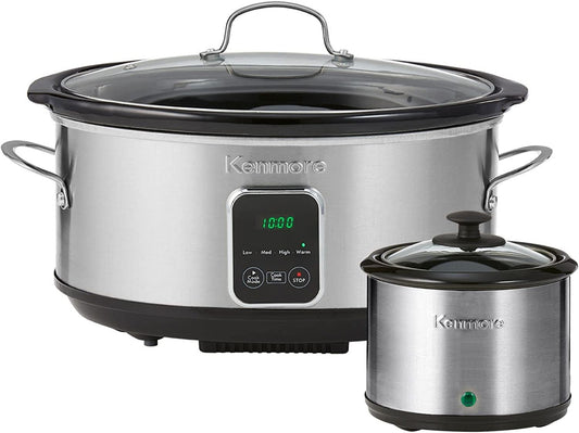 7 Quart Slow Cooker with Dipper in Stainless Steel