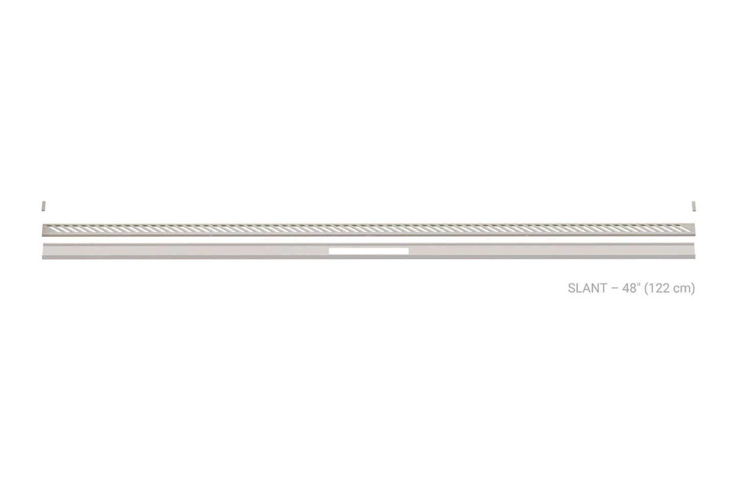 Schluter Systems Kerdi-Line-Vario 48-in Grate Slant Greige
