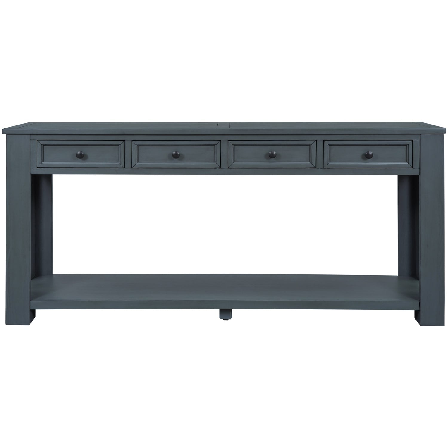 Qualler Modern Wood Wood Pine 63-in W x 30-in H Console table with Drawers