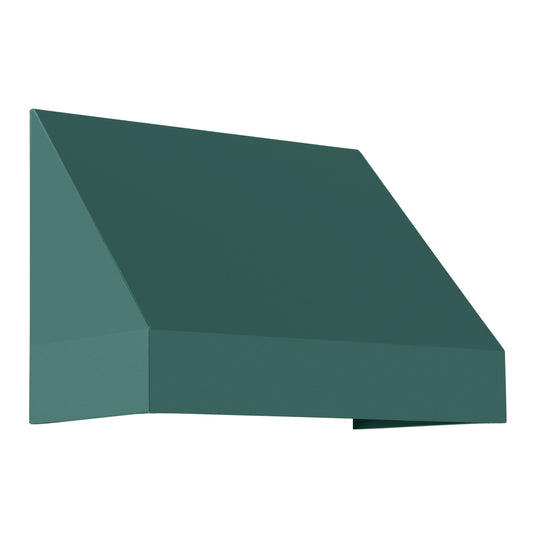 Awntech New Yorker 40.5-in Wide x 36-in Projection x 24-in Height Fabric Forest Solid Fixed Window/Door Awning