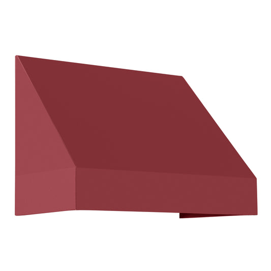 Awntech New Yorker 40.5-in Wide x 36-in Projection x 18-in Height Fabric Burgundy Solid Fixed Window/Door Awning