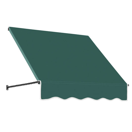 Awntech Santa Fe 40.5-in Wide x 24-in Projection x 31-in Height Fabric Forest Solid Fixed Window/Door Awning