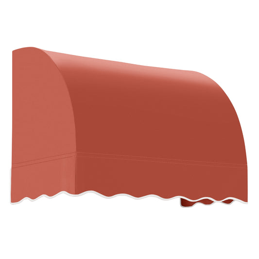 Awntech Savannah 52.5-in Wide x 24-in Projection x 31-in Height Fabric Terracotta Solid Fixed Window/Door Awning
