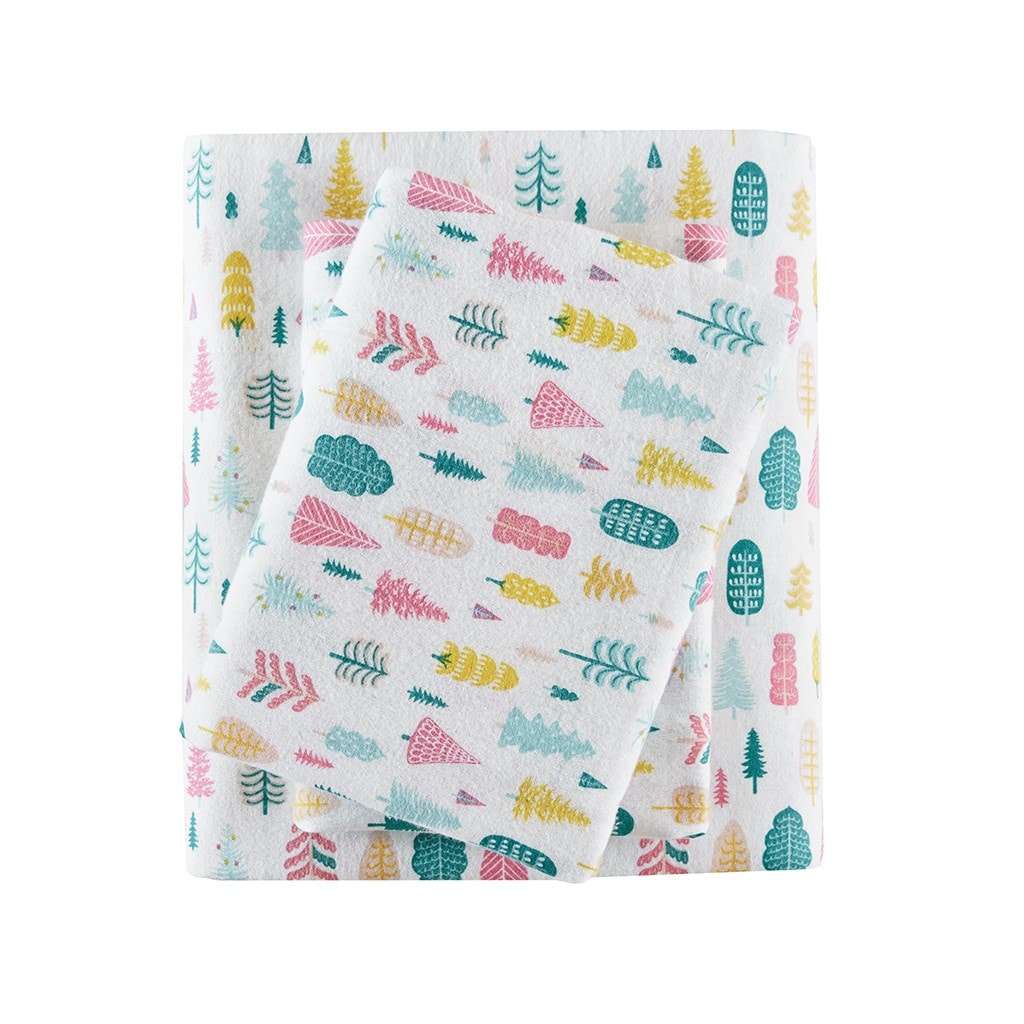 Gracie Mills  Atticus Cotton Flannel Printed Sheet Set