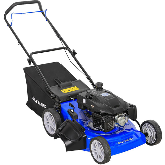 BILT HARD  21-Inch Push Lawn Mower  201cc 4-Cycle Engine 3-in-1 Bagging