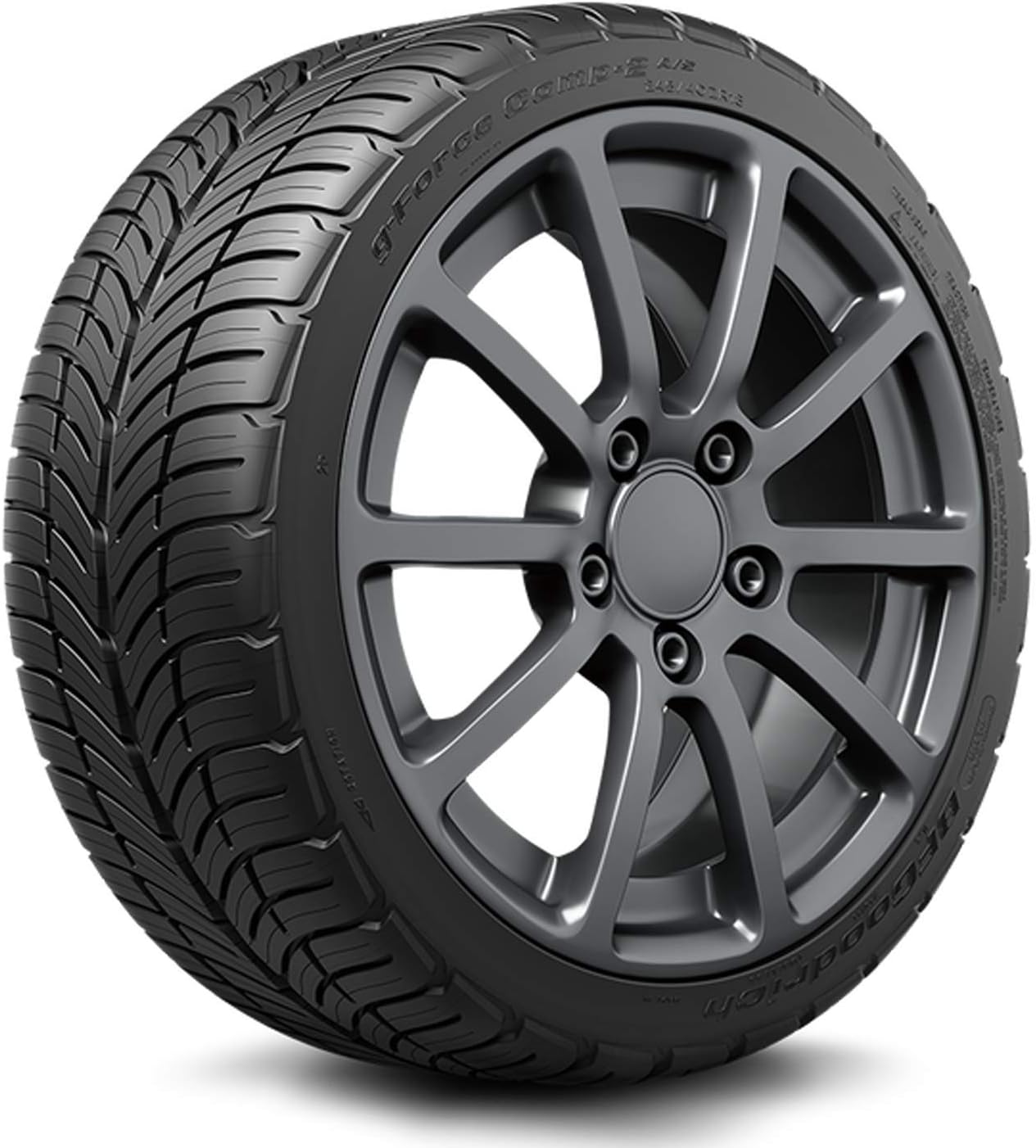 BFGoodrich G-Force Comp-2 A/S Plus All-Season Radial Car Tire for Ultra-High Performance, 205/45ZR17/XL 88W