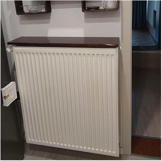 Radiator cover for old radiator，Radiator cabinet， Wooden Radiator Cover Shelf Rectangular Top For Home\/Living Room\/Kitchen Plant Support(Style-b,160x16x2.2cm)