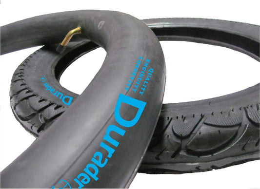 Lineament 16x2.125 Tube with Angled Valve & Tire Set for Bike/Electric Bike.