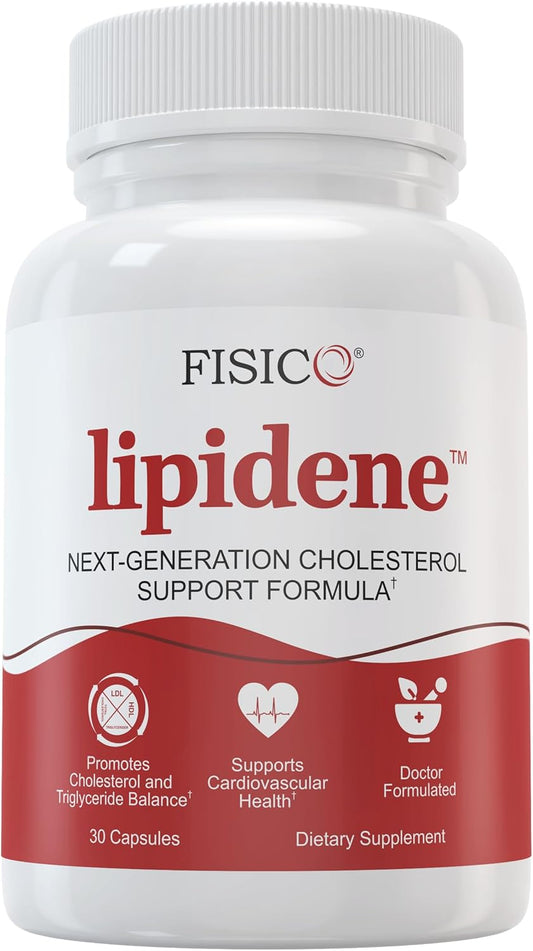 Cholesterol Support & Heart Health Supplement – Lipid Balance, Cardiovascular Function, Heart Health, Circulation and Arterial Wellness. Contains Bergamot & Olive Fruit Extract – 30 Capsules